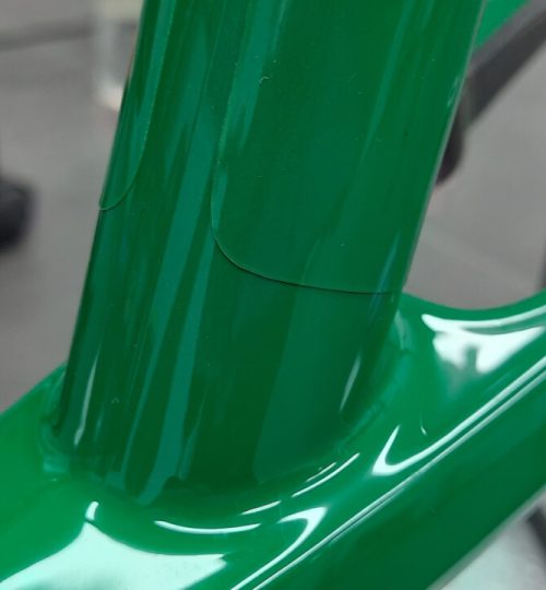 Folia ochronna PPF rama roweru w Auto Detailing BIG TOY STUDIO Kraków Bike 03