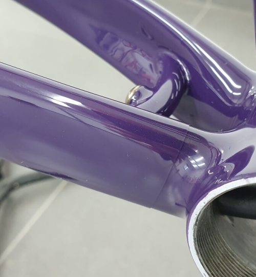 Folia ochronna PPF rama roweru w Auto Detailing BIG TOY STUDIO Kraków Bike 14