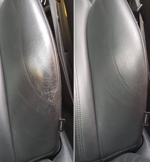 Renowacja foteli kosmetyka wnętrza w Auto Detailing BIG TOY STUDIO Kraków