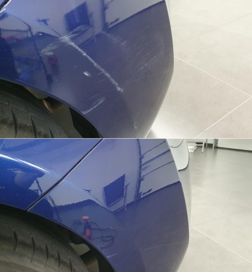 Likwidacja pojedynczych rys na lakierze w Auto Detailing BIG TOY STUDIO Kraków