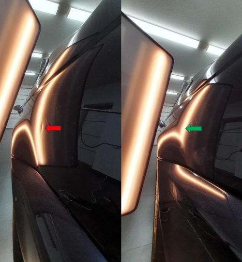 Likwidacja wgniotek PDR w Auto Detailing BIG TOY STUDIO Kraków