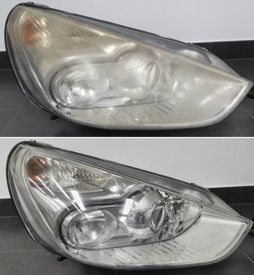 Likwidacja zmatowień reflektorów w Auto Detailing BIG TOY STUDIO Kraków