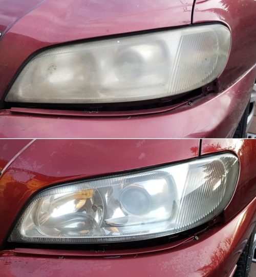 Likwidacja zmatowień lamp przednich w Auto Detailing BIG TOY STUDIO Kraków