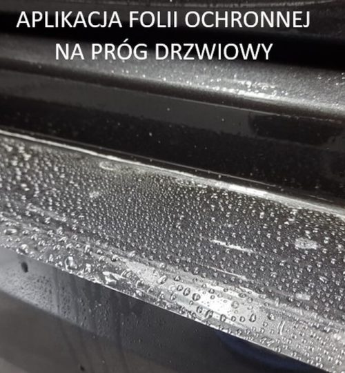 Naklejanie folii ochronnej PPF w Auto Detailing BIG TOY STUDIO Kraków