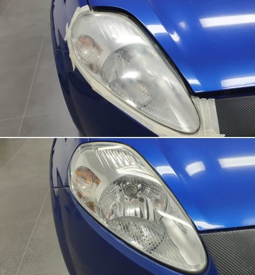 Regeneracja lamp przednich w Auto Detailing BIG TOY STUDIO Kraków