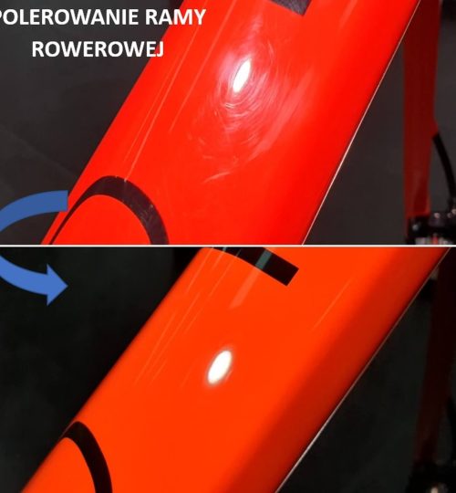 Renowacja ramy roweru w Auto Detailing BIG TOY STUDIO Kraków Bike