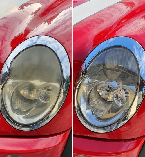 Renowacja reflektorów w Auto Detailing BIG TOY STUDIO Kraków
