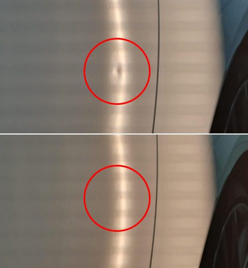 Usuwanie wgnieceń metoda PDR w Auto Detailing BIG TOY STUDIO Kraków